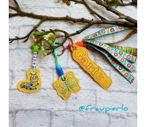 Stickdatei - ITH Anhänger Biene